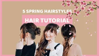 Easy Spring Hairstyles for Long Hair with Hair Topper | 5 Easy Spring Hair Ideas |