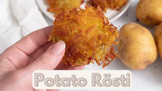 If you have 2 potatoes, try this | Potato Rösti Recipe