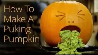 How To Make A Halloween Puking Pumpkin
