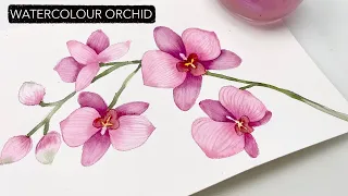 How To Paint A Watercolour Orchid