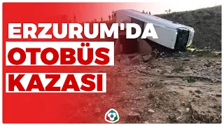 Erzurum'da Otobüs Kazası I KRT Haber