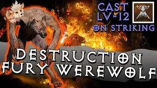 You Thought Mosaic Was Bad... | Destruction RW Fury Werewolf Druid | Diablo 2 Resurrected Patch 2.7