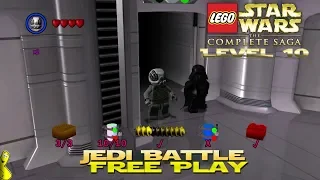 Lego Star Wars TCS: Ep 2 Chap 4 / Jedi Battle FREE PLAY (All Collectibles) - HTG