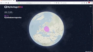 MyHeritage DNA test výsledky // results (Czech Republic)