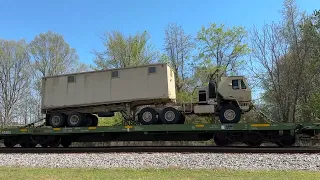 Military Load on CSX Train #selma #nc #trains #railfan  #csx #railroad #military #northcarolina