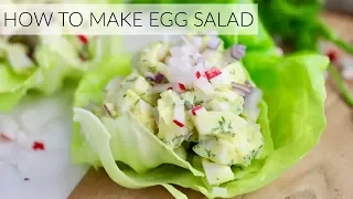 EGG SALAD RECIPE | how to make egg salad 2 easy ways