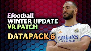 EFOOTBALL VR PATCH DATAPACK 6 FULL WINTER UPDATE