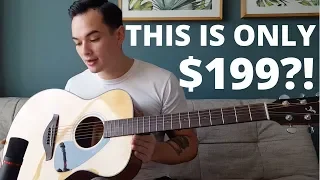 The Best CHEAP Fingerstyle Guitar?! - Yamaha FS800 Review