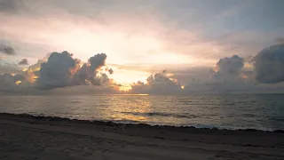 Miami Beach Peaceful Relaxing Sea Sounds - 8 Hours Long - HD 1080p - Summer Ocean Video