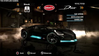 Need For Speed : Most Wanted Remastered - Bugatti Divo - Gameplay PC