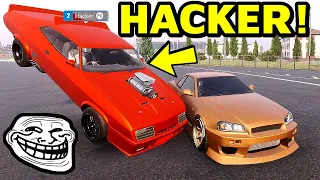 HACKER Joined Our Lobby in CarX Drift Racing!