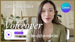 How to easily add a Voiceover to a Video in Canva | How to edit video on Canva