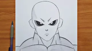 How to draw Jiren from Dragon Ball | Jiren the Gray step by step | easy tutorial