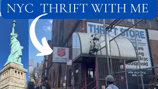 Salvation Army Thrift With Me NYC 2023 | (Thrifting Home Decor )#thriftwithme