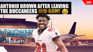 Antonio Brown After LEAVING The Buccaneers Mid-Game 😂 | Highlight #Shorts