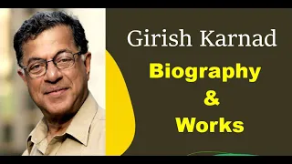 GIC  प्रवक्ता I English Literature I Girish Karnad Biography I Works I Awards