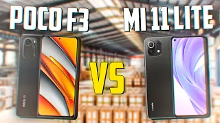 XIAOMI MI 11 LITE VS POCO F3, Сравнение лучших смартфонов до 30000 рублей