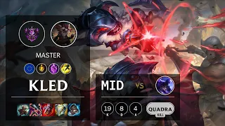 Kled Mid vs Ryze - EUW Master Patch 11.23