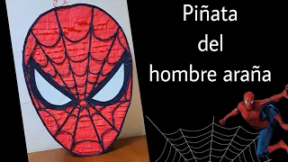 CÓMO HACER UNA PIÑATA DEL HOMBRE ARAÑA #hombrearaña #spiderman