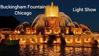 Buckingham Fountain Chicago| Light Show| One of the world's Biggest Fountain| Chicago Attractions