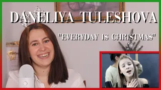 Daneliya Tuleshova "Everyday Is Christmas" 🎄 | Reaction Video