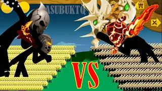 MAX UPGRADE SIZE FINAL BOSS CONTROL GRIFFON VS GIANT LAVA X99999 | STICK WAR LEGACY - KASUBUKTQ