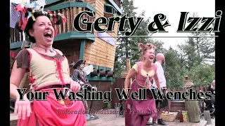 Your  Washing Well Wenches Gerty & Izzi at the Colorado Renaissance Festival 08-06-23