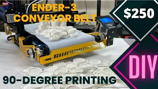 Turn your Ender-3 into a conveyor BELT 3D printer, 90-degree continuous printing, batch production