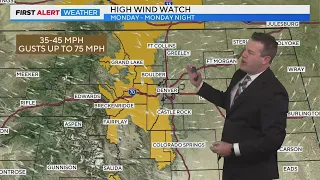 Increasing wind on Sunday and staying gusty for a couple days