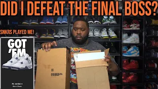 SNKRS APP SHOCK DROP PLAYED ME LOL! DID I DEFEAT THE FINAL BOSS ON THESE LIMITED SNEAKERS?