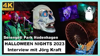 Halloween Nights 2023 - SERENGETI PARK Hodenhagen - Interview mit Jörg Kraft - Mazes und mehr - 4K