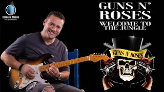 WELCOME TO THE JUNGLE (Guns N' Roses) Aula de GUITARRA