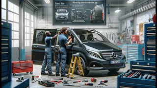 How to Fix Whistling Noises on Mercedes Vito / Viano W639 and Door Alignment: Gap Dimension Check