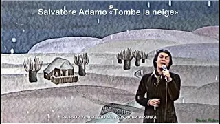 Salvatore Adamo. «Tombe la neige» (Падает снег)