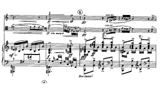 Francis Poulenc: Trio for Oboe, Bassoon and Piano, FP 43 (Score Video)