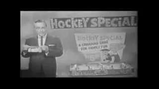 1960 NHL PRO HOCKEY TABLE TOP GAME. Canadian Esso Gas Station TV Cmmercial