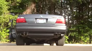 BMW E38 740i Sport w/ Magnaflow cold start