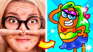 From Nerd to Popular | Lucky vs Unlucky Vegetables | How to Become Cool & Popular