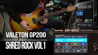 Valeton GP-200 / Sonicake Matribox II Patches | Shred Rock vol1 | Playthrough Demo