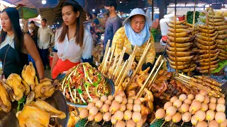 Best Cambodian street food walking tour at Countryside, Delicious Plenty of Khmer food 2023