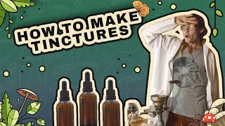 How to make Double Extracted Mushroom Tinctures!