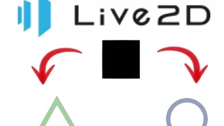 Live2D 101 - Lesson 1-5 Workflow - Transform square into triangle & circle