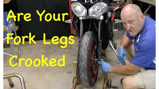 Aligning Motorcycle Fork Legs Properly After Mounting The Front Wheel