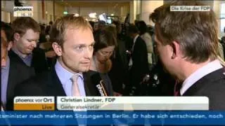 FDP-Generalsekretär Christian Lindner zu Philipp Rösler