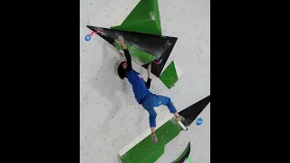 IFSC Climbing Worldcup Morioka 2022 Bouldering Final W4 Ai Mori