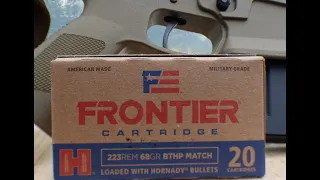 68 Grain Hornady Frontier .223 Gel Test!