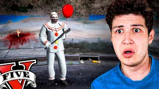 ENCONTRÉ un PAYASO de la DEEP WEB en GTA 5... 🤡🔪 (Mods)