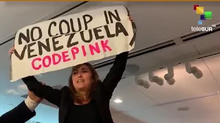 Codepink Activists Disrupt Speech Of War Criminal Elliot Abrams