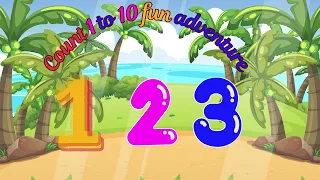 "Fun Counting Adventure! Learn Numbers 1 to 10 with Us!"