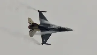 Solo Turk General Dynamics F-16C Fighting Falcon Turkish Air Force flying Display RIAT 2017 AirShow